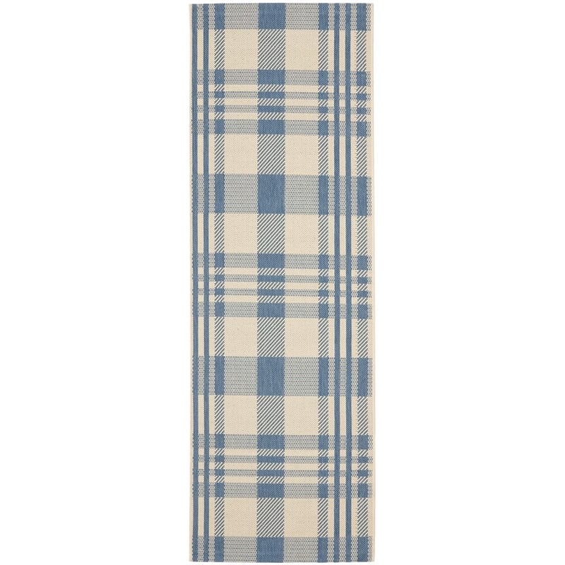 Safavieh Courtyard Beige Indoor Outdoor Rug - Runner 2'3&quot x 10'
