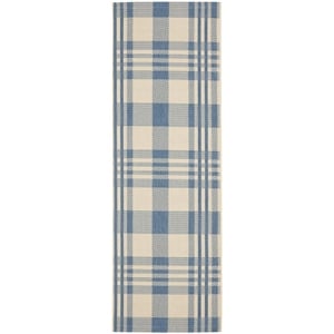 Safavieh Courtyard Beige Indoor Outdoor Rug - Runner 2'3&quot x 10'