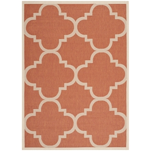 Safavieh Courtyard Terracotta Indoor Outdoor Rug - 5'3&quot x 7'7&quot