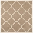 Safavieh Courtyard Brown Indoor Outdoor Rug - Square 7'10