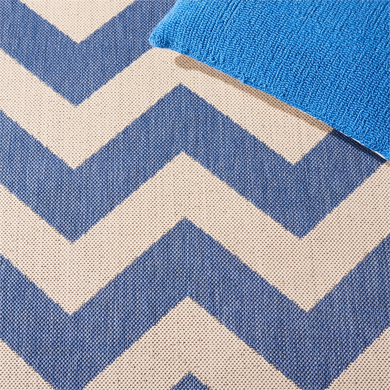 Safavieh Courtyard Blue Indoor Outdoor Rug - Square 5'3