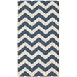 Safavieh Courtyard Navy Indoor Outdoor Rug - 2' x 3'7