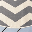 Safavieh Courtyard Grey Indoor Outdoor Rug - Round 7'10