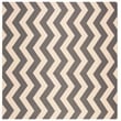 Safavieh Courtyard Grey Indoor Outdoor Rug - Square 5'3