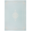 Safavieh Courtyard Aqua Indoor Outdoor Rug - 6'7