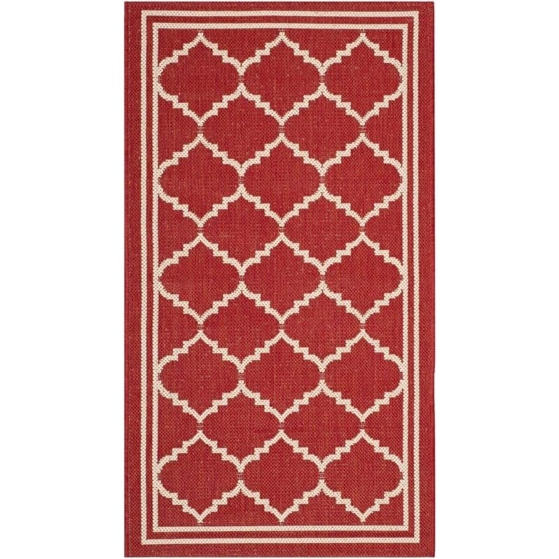 Safavieh Courtyard Red Indoor Outdoor Rug - 2' x 3'7