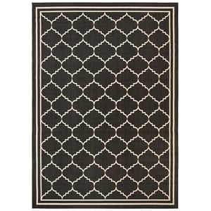 Safavieh Courtyard Black Indoor Outdoor Rug - 9' x 12'