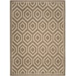 Safavieh Courtyard Brown Indoor Outdoor Rug - 9' x 12'