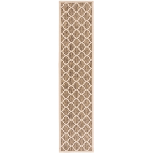 Safavieh Courtyard Brown Indoor Outdoor Rug - Runner 2'3&quot x 10'