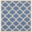 Safavieh Courtyard Blue Indoor Outdoor Rug - Square 4'