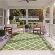 Safavieh Courtyard Green Indoor Outdoor Rug - 8' x 11'