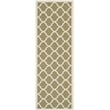 Safavieh Courtyard Green Indoor Outdoor Rug - Runner 2'3