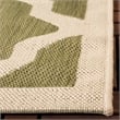 Safavieh Courtyard Green Indoor Outdoor Rug - Runner 2'3