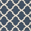Safavieh Courtyard Navy Indoor Outdoor Rug - Round 6'7