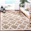 Safavieh Courtyard Brown Indoor Outdoor Rug - Square 5'3