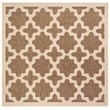 Safavieh Courtyard Brown Indoor Outdoor Rug - Square 5'3