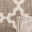 Safavieh Courtyard Brown Indoor Outdoor Rug - Square 5'3