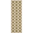 Safavieh Courtyard Green Indoor Outdoor Rug - Runner 2'3