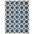Safavieh Courtyard Navy Indoor Outdoor Rug - 8' x 11'