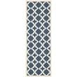 Safavieh Courtyard Navy Indoor Outdoor Rug - Runner 2'3