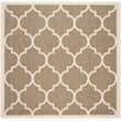 Safavieh Courtyard Brown Indoor Outdoor Rug - Square 7'10
