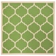 Safavieh Courtyard Green Indoor Outdoor Rug - Square 5'3