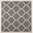Safavieh Courtyard Anthracite Indoor Outdoor Rug - Square 5'3