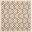 Safavieh Courtyard Brown Indoor Outdoor Rug - Square 4'