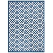 Safavieh Courtyard Navy Indoor Outdoor Rug - 8' x 11'