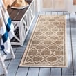 Safavieh Courtyard Navy Indoor Outdoor Rug - Round 6'7