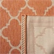 Safavieh Courtyard Terracotta Indoor Outdoor Rug - Square 5'3