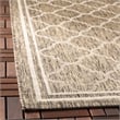 Safavieh Courtyard Brown Indoor Outdoor Rug - Square 5'3