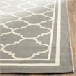 Safavieh Courtyard Anthracite Indoor Outdoor Rug - Runner 2'4