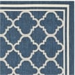 Safavieh Courtyard Navy Indoor Outdoor Rug - Runner 2'3
