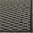 Safavieh Courtyard Black Indoor Outdoor Rug - Square 5'3