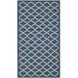 Safavieh Courtyard Navy Indoor Outdoor Rug - 2' x 3'7