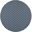 Safavieh Courtyard Navy Indoor Outdoor Rug - Round 5'3