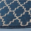 Safavieh Courtyard Navy Indoor Outdoor Rug - Round 6'7