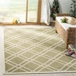 Safavieh Courtyard Green Indoor Outdoor Rug - Square 7'10