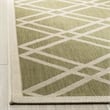 Safavieh Courtyard Green Indoor Outdoor Rug - Square 7'10