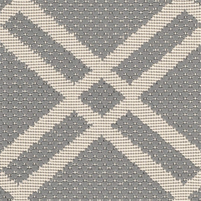 Safavieh Courtyard Anthracite Indoor Outdoor Rug - 4' x 5'7