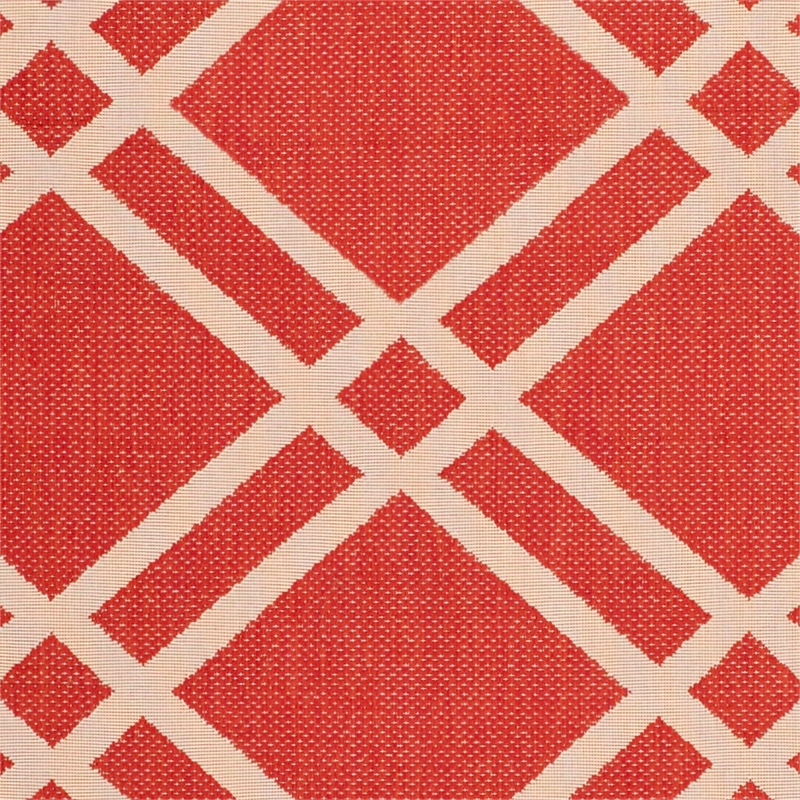 Safavieh Courtyard Red Indoor Outdoor Rug - 8' x 11'
