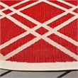 Safavieh Courtyard Red Indoor Outdoor Rug - Round 7'10