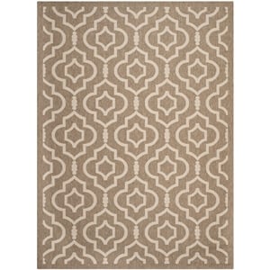 Safavieh Courtyard Brown Indoor Outdoor Rug - 6'7&quot x 9'6&quot