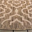 Safavieh Courtyard Brown Indoor Outdoor Rug - Round 7'10