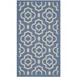 Safavieh Courtyard Blue Indoor Outdoor Rug - 2' x 3'7