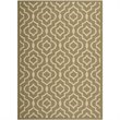 Safavieh Courtyard Green Indoor Outdoor Rug - 4' x 5'7