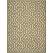 Safavieh Courtyard Green Indoor Outdoor Rug - 8' x 11'