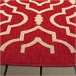 Safavieh Courtyard Red Indoor Outdoor Rug - Round 7'10