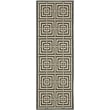 Safavieh Courtyard Black Indoor Outdoor Rug - Runner 2'3